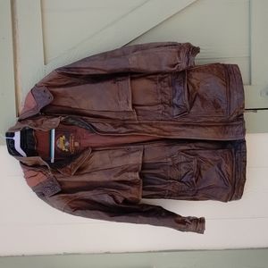 Men's leather jacket